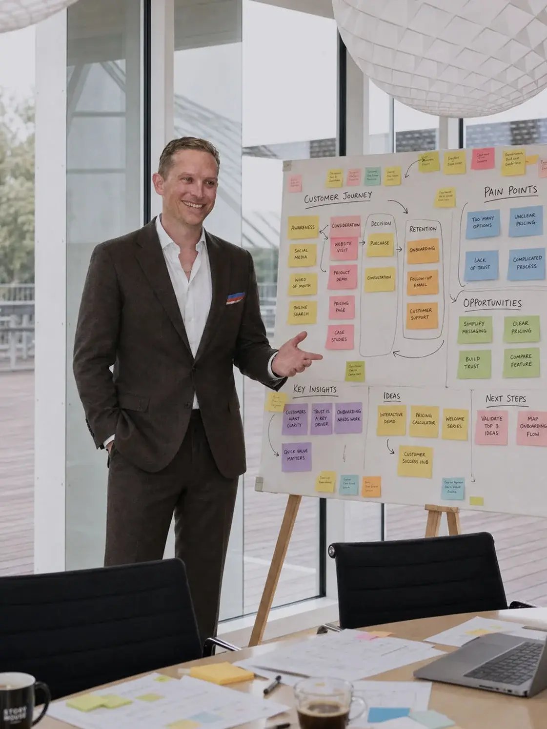 Nicholas hosting a workshop